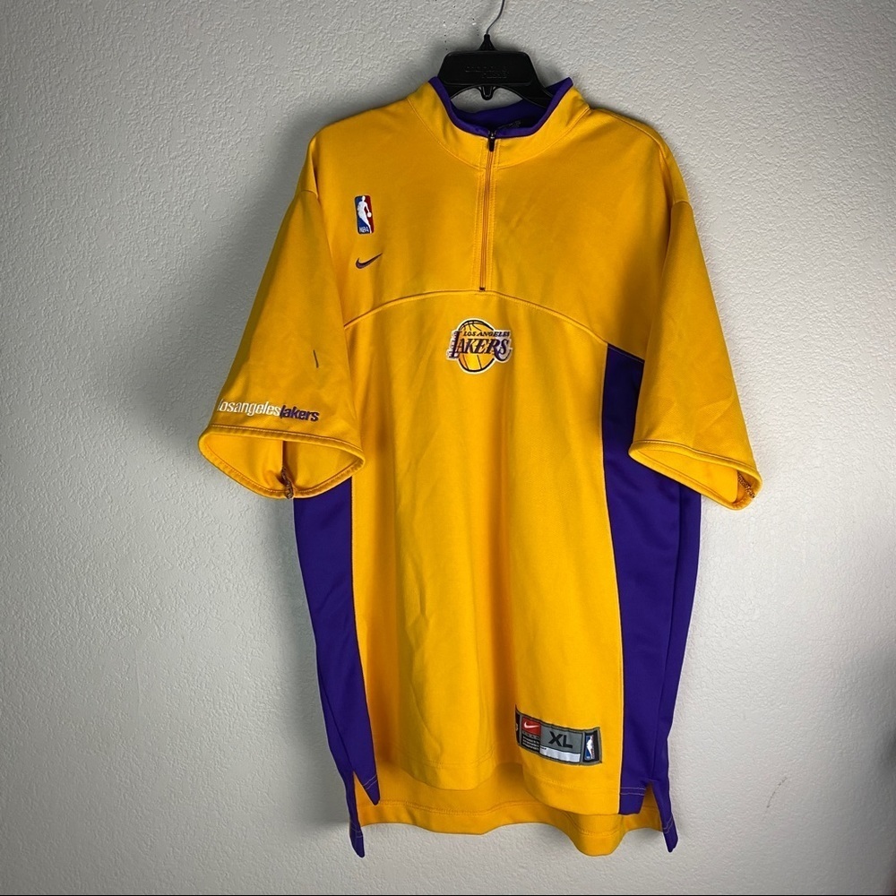 Los Angeles Lakers Nike Vintage Warm Up Shirt XL